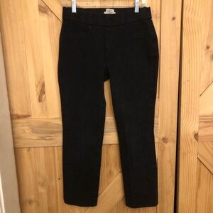 L.L. Bean Classic Fit Black Pull On Jeans Size 10P